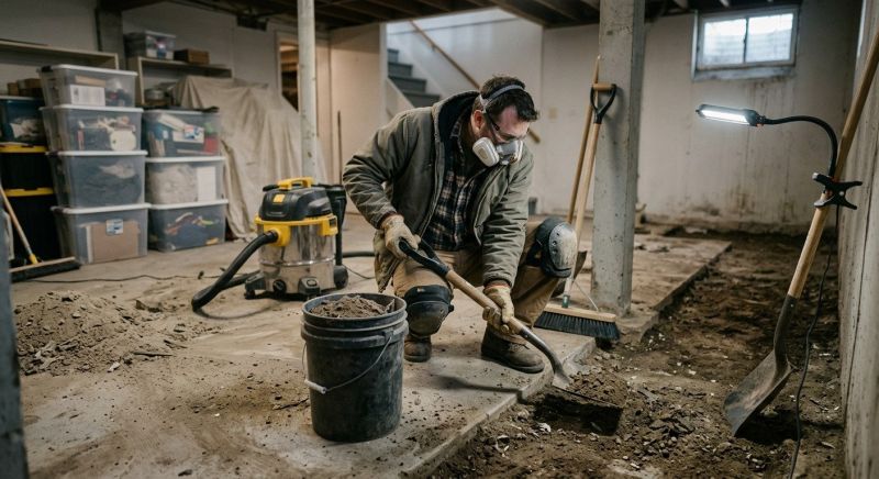 Basement Vacuuming in Frisco, TX