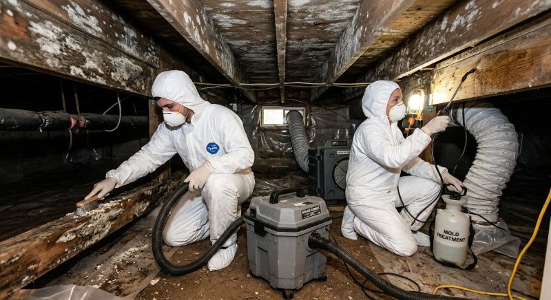 Crawl Space Mold Removal in Boca Raton, FL