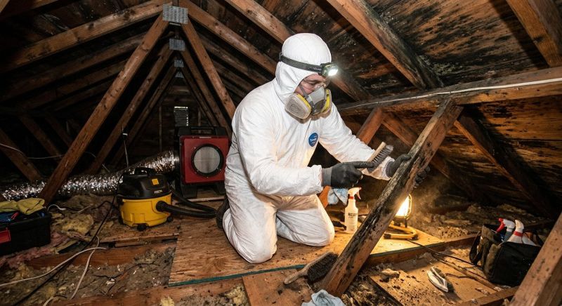 Attic Mold Removal in Frisco, TX