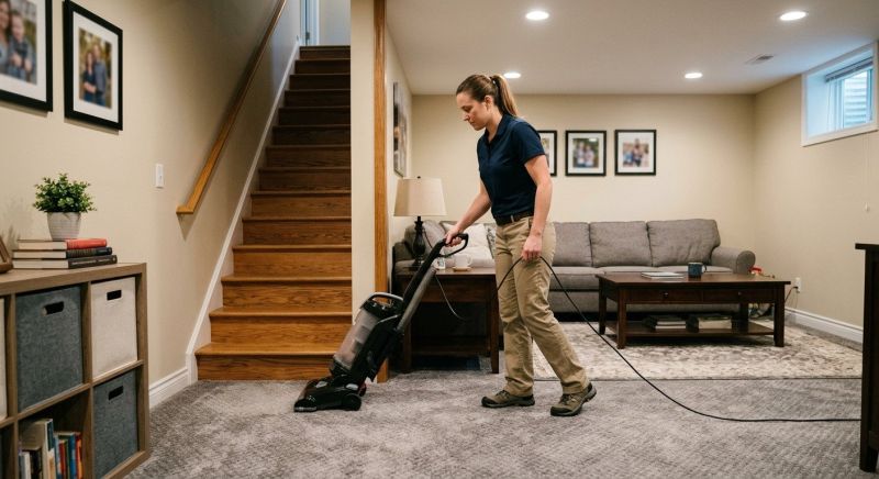 Basement Vacuuming in Puyallup, WA
