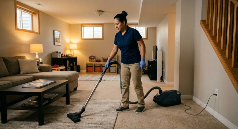 Basement Vacuuming in Frisco, TX