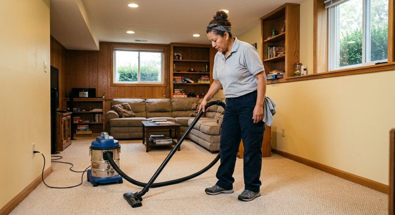 Basement Vacuuming in Shreveport, LA