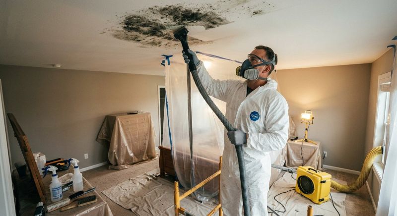 Ceiling Mold Removal in Dallas, TX