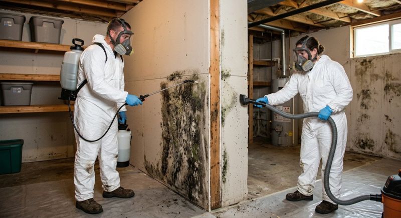 White Mold Mitigation in Frisco, TX